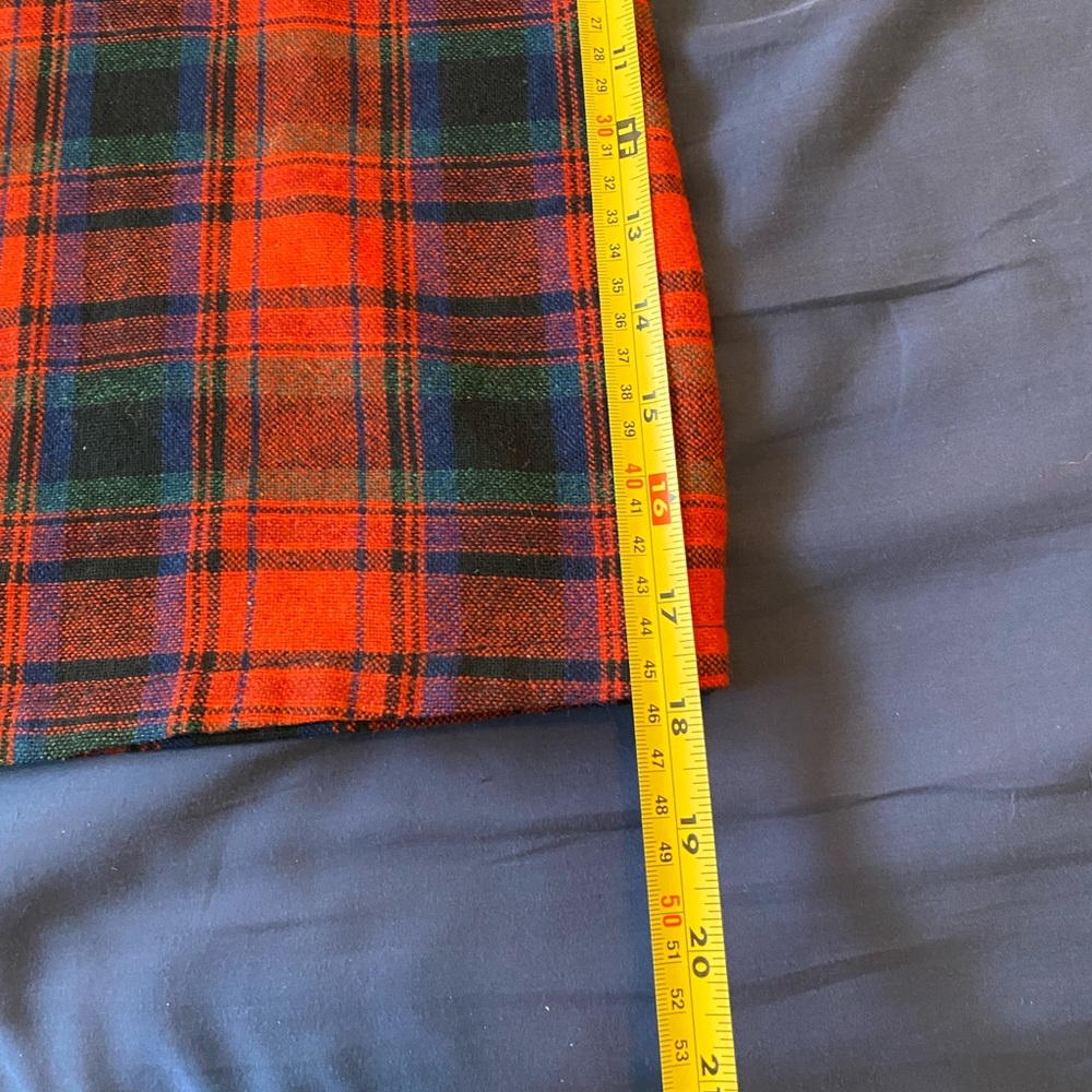 WOOLÓFTHEWEST Red Plaid Shirt by Brewster Size L - Picture 6 of 11